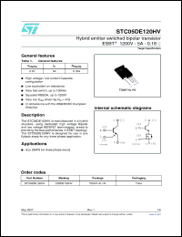 Click here to download STC05DE120HV Datasheet