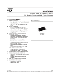 Click here to download M50FW016N5 Datasheet