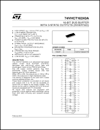 Click here to download 74VHCT16240A Datasheet