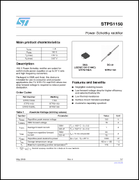 Click here to download STPS1150A Datasheet