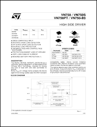 Click here to download VN750_04 Datasheet