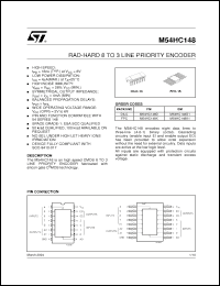 Click here to download M54HC148D Datasheet