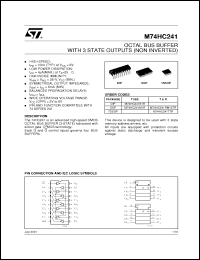 Click here to download M74HC241RM13TR Datasheet
