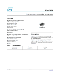 Click here to download TDA7374_08 Datasheet
