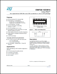 Click here to download EMIF08-1005M16 Datasheet
