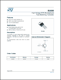 Click here to download BU505_05 Datasheet