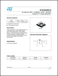 Click here to download STE250NS10_06 Datasheet