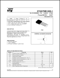 Click here to download STGD7NB120S-1_0008 Datasheet