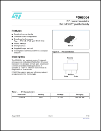Click here to download PD85004 Datasheet