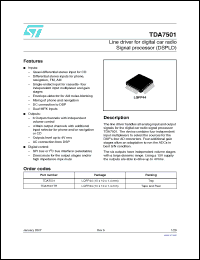 Click here to download TDA7501TR Datasheet