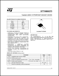 Click here to download STTH806DTI Datasheet