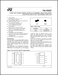 Click here to download 74LVX257_04 Datasheet