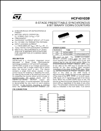 Click here to download HCF40103BEY Datasheet
