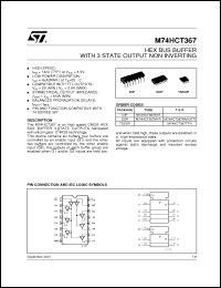 Click here to download M74HCT367RM13TR Datasheet