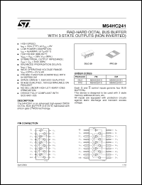 Click here to download M54HC241D1 Datasheet
