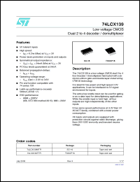 Click here to download 74LCX139_06 Datasheet