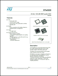 Click here to download STW520025TLF Datasheet