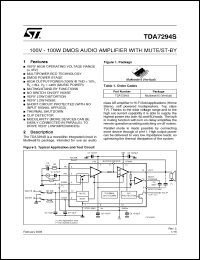 Click here to download TDA7294S_05 Datasheet