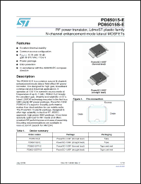 Click here to download PD85015TR-E Datasheet