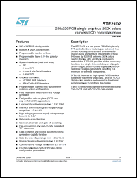 Click here to download STE2102D3 Datasheet