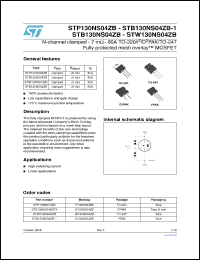 Click here to download STW130NS04ZB Datasheet
