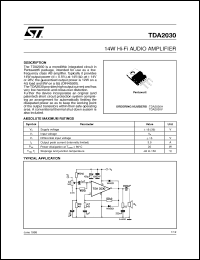 Click here to download TDA2030_98 Datasheet