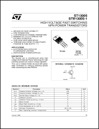 Click here to download STB13005 Datasheet