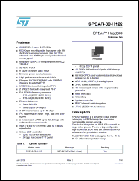 Click here to download SPEAR-09-H122 Datasheet