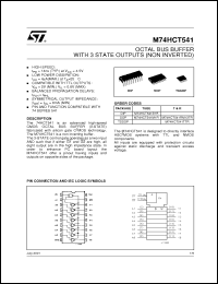 Click here to download M74HCT541TTR Datasheet