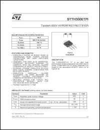 Click here to download STTH3006TPI Datasheet