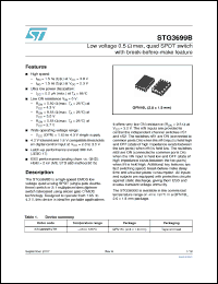 Click here to download STG3699B_07 Datasheet