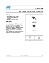 Click here to download STPSC606G-TR Datasheet