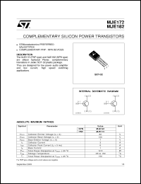 Click here to download MJE172_03 Datasheet