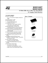 Click here to download M29W160DT Datasheet