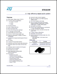 Click here to download STA323W13TR Datasheet