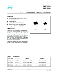 Click here to download ST207EC Datasheet