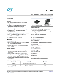 Click here to download STA680 Datasheet