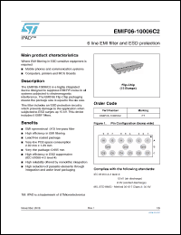 Click here to download EMIF06-10006C2 Datasheet