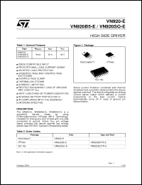 Click here to download VN920-E Datasheet