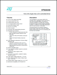 Click here to download STE2004S Datasheet