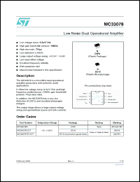 Click here to download MC33078YD Datasheet