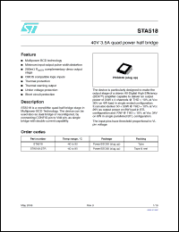Click here to download STA51813TR Datasheet