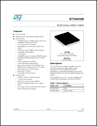 Click here to download STV6412BD Datasheet
