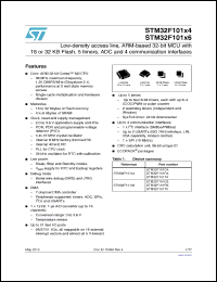 Click here to download STM32F101X4_10 Datasheet