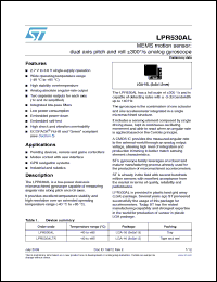 Click here to download LPR530ALTR Datasheet