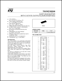 Click here to download 74VHC16244 Datasheet