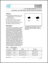 Click here to download ST3222EB Datasheet