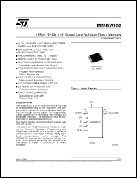 Click here to download M59BW10225N1T Datasheet