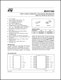 Click here to download M54HC590D1 Datasheet