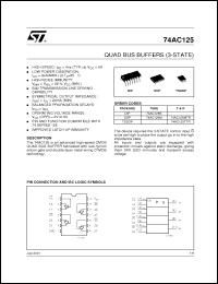 Click here to download 74AC125TTR Datasheet